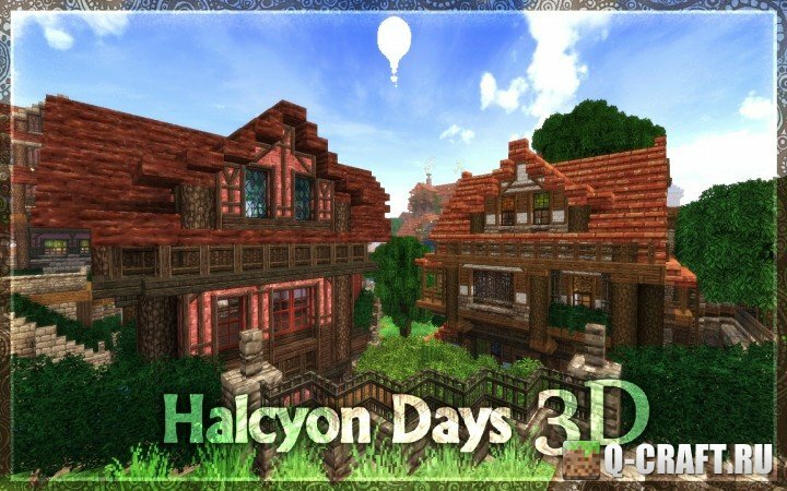 Ресурс-пак Halcyon Days 3D [32x] 1.8.8