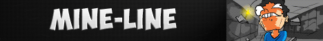 Баннер сервера MINELINE - Лучший сервер выживания 1.16.1