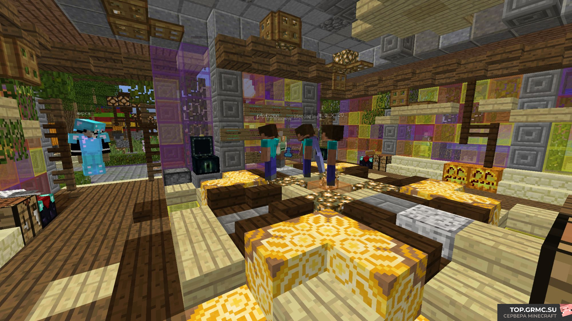 Фото на сервере CraftBlaze MineBlaze Мини Игры Бомж Гриф сервер Майнкрафт
