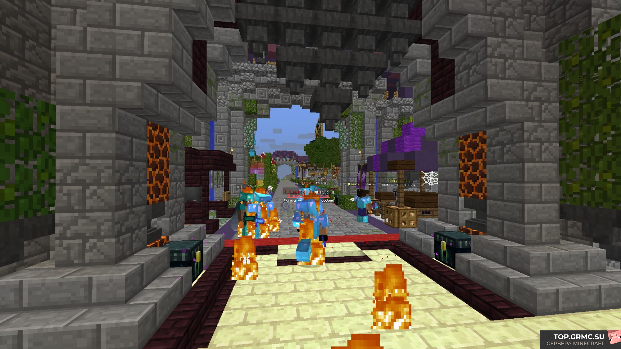 Фото на сервере CraftBlaze MineBlaze Мини Игры Бомж Гриф сервер Майнкрафт